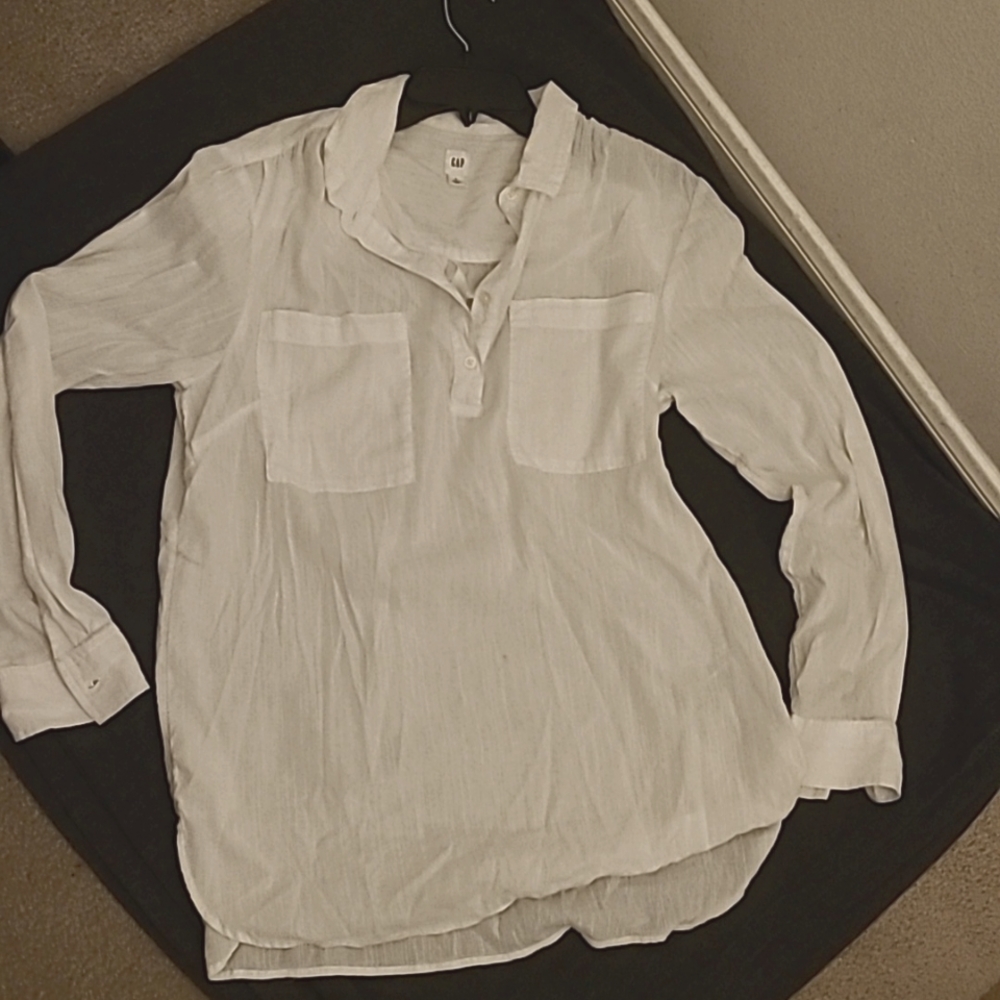 GAP Tunic 100% cotton, Large White
